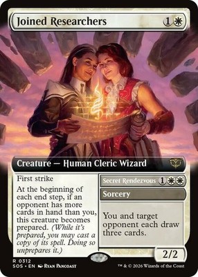x1 Joined Researchers - Foil - Extended Art R MTG Secrets of Strixhaven M/NM, En