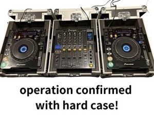 Pioneer CDJセット DJM-800 CDJ1000MK3 テクニクス Pioneer DJ CDJ-1000MK3/DJM-800 Package with Coffin Case