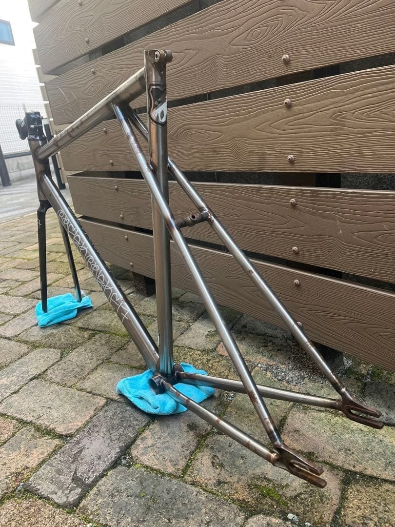 BB17 Transfer Freme Set Bike Frame Used Rust Dent Size L | eBay