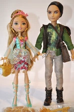 Ever After High Ashlynn Ella and Hunter Huntsman Wave 1-BBD48-Ex Cond. Unplayed