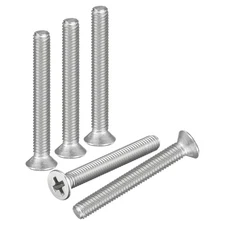 M2-0.4x20 Flat Head Machine Screws -50pcs -304 Stainless Steel -Silver