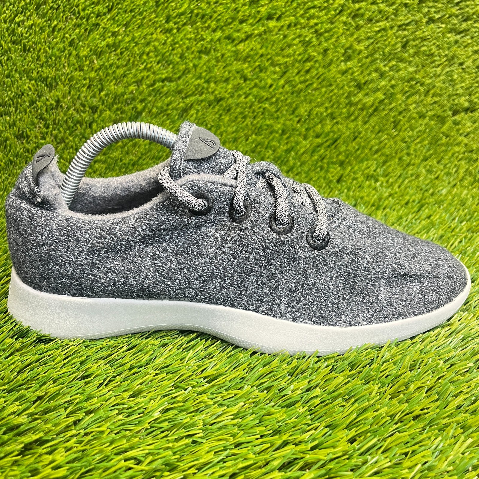 SAOLA Scarpe da corsa sportive Allbirds lana runner grigio naturale da uomo taglia 9 sneakers