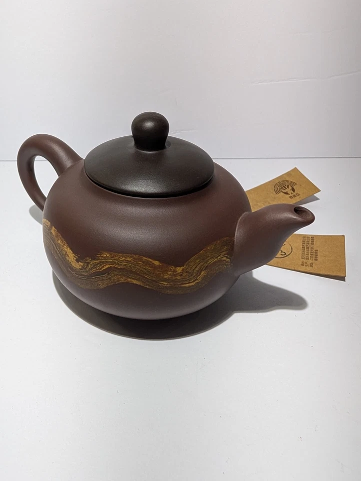 Tetera china rara de arcilla púrpura de porcelana Yixing de Taozhuang Pottery Foto 4 de 4