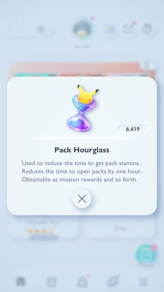 INSTANT AUTO SEND】 Pokemon TCG Pocket Trading Card Game with 6400+  Hourglass