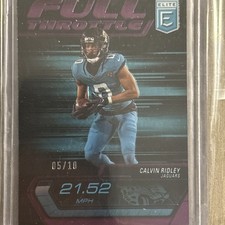 2023 Donruss Elite Full Throttle Purple Calvin Ridley 7/10 Jacksonville Jaguars