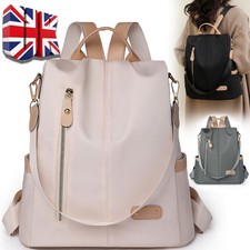 Women Ladies Waterproof Anti-Theft Backpack Rucksack School Travel Shoulder Bags
