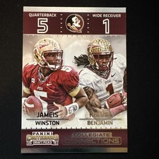 J Winston/K Benjam2015 Panini Contenders Draft Picks Collegiate Connections #23