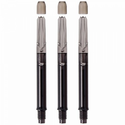 L-Style Spin Schaft Silent Straight schwarz 330, 3 Stück
