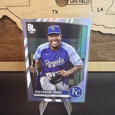 🔥2023 Topps Big League Silver Foil Salvador Perez Kansas City Royals #250⚾️🔥