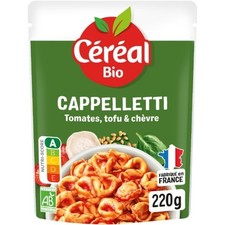 lot 3 Cappalletti tofu, épinards, chèvre Bio CEREAL BIO 220 gr