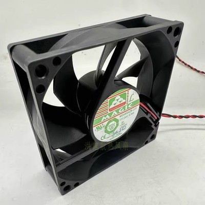 1PCS MAGIC 8025 MGA8024ZB-O25 DC24V 0.30A 80*80*25MM 2-wire inverter cooling fan