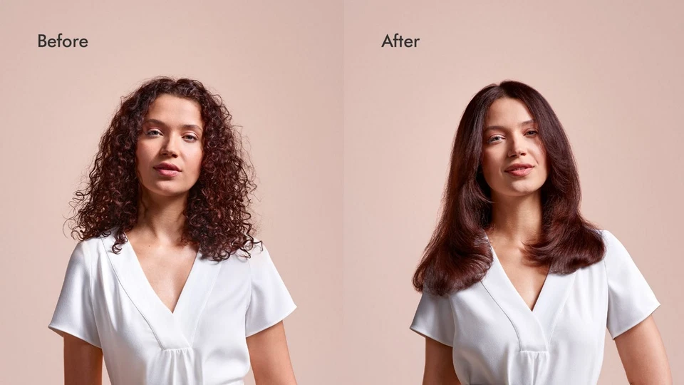 (Box Damaged) Dyson Airstrait™ straightener and dryer (Bright nickel/Rich - image 3 of 4