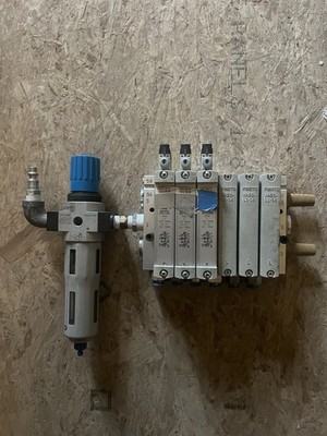 FESTO Mini Filter Regulator and Solenoid System 