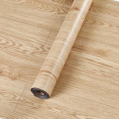 2 Rolls 15.7''x10FT Peel and Stick Vinyl Flooring Roll : 25.73 Sq.ft Self-Adh...