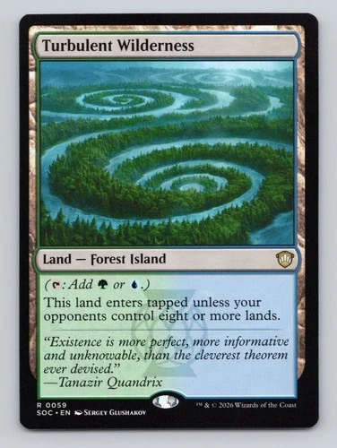 Turbulent Wilderness R Commander: Secrets of Strixhaven 59 NM - product listing photo