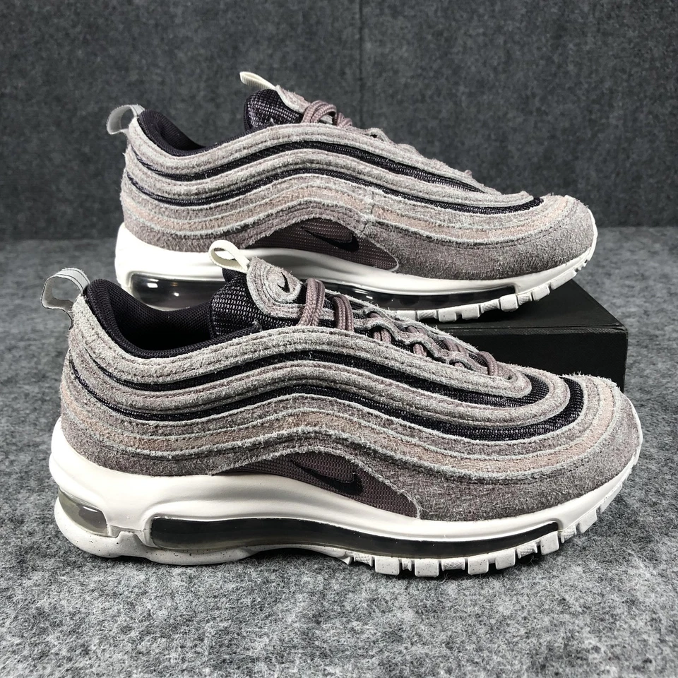 Nike Air Max 97 туфли женский размер 6,5 серый фиолетовый DQ0132-992 вельветовые кроссовки - Изображение 2 из 4