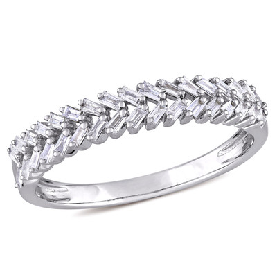 Modischer Ring Amour 14 Karat Weißgold Diamant