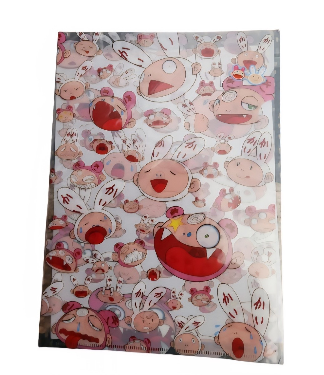 クリアファイル Kiki Takashi Murakami Iconic Kaikai&Kiki A4 Clear File Folder 2 Avail
