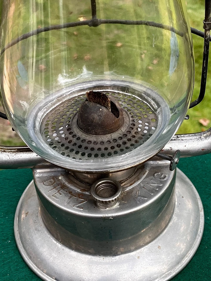 Antique Dietz Kerosene Fire Dept Lantern w/ Globe - Pat'd 1907 - Image 3 of 4