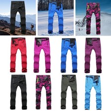 Damen Skihose Wasserfeste weiche Schale Dickes Vlies zum Angeln ausgekleidet