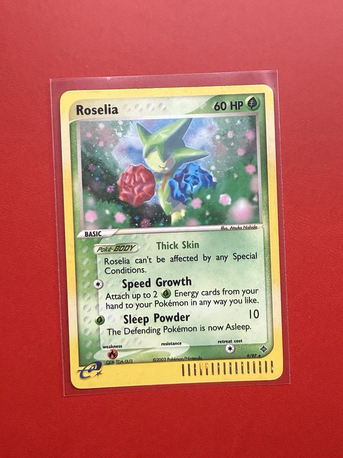 Roselia 9/97 Holo Rare Dragon Pokemon Lightly Played