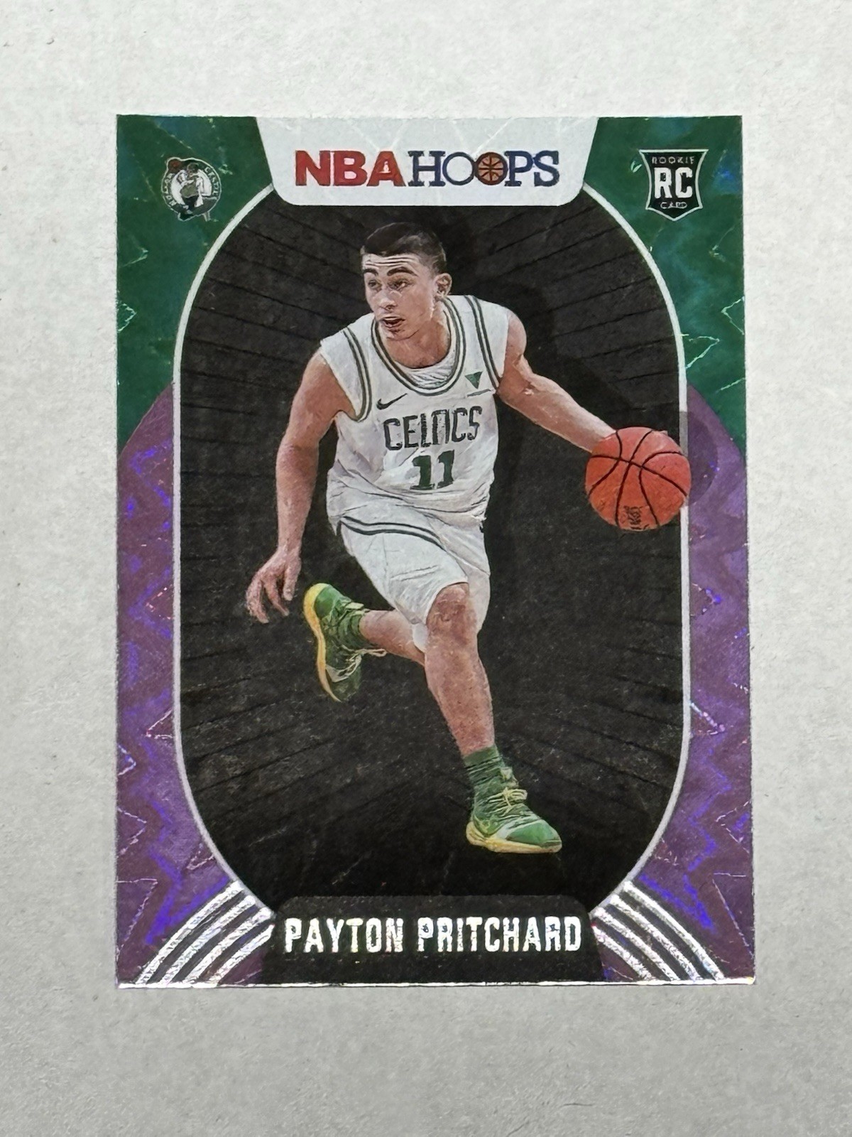 2020-21 Panini NBA Hoops - Purple Explosion Payton Pritchard #204 Rookie RC 