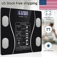 400lb Smart Scale for Body Weight Digital Backlit Display Bathroom Scale US
