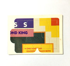 Leaf Diamond King puzzle card - Carl Yastrzemski - baseball pieces No. 7, 8, 9