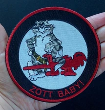 F-14 Tomcat ZOTT BABY! VF-114 Aardvarks US NAVY MILITARY COLLECTORS PATCH
