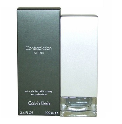 CONTRADICTION Calvin Klein 3.4 oz EDT eau de toilette Men Spray Cologne 3.3 NIB
