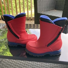 Lands end boots kids 8