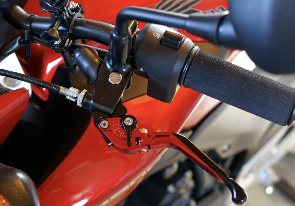 Levier frein embrayage rabattable et réglable Honda CB650R CBR650F noir aluminium