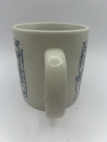 Vintage 1978 Taylor & Ng Le Lapin French Rabbit Coffee Mug Blue 4"H - Picture 4 of 6