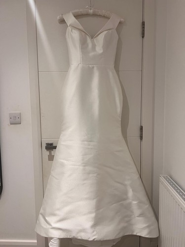 Ronald Joyce Bardot Fischschwanz Brautkleid - Bild 8 von 13