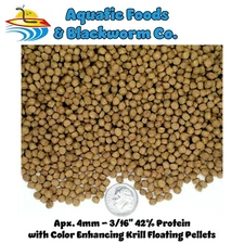 5-lbs 4mm 42% Protein Koi & Pond Floating Pellets with Color Enhancing Krill