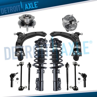 12pc Front Struts Lower Control Arm Hub Bearing Kit for Chevy Cobalt Pontiac G5