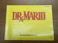 Dr. Mario Nintendo NES Instruction Manual Booklet ONLY No Game