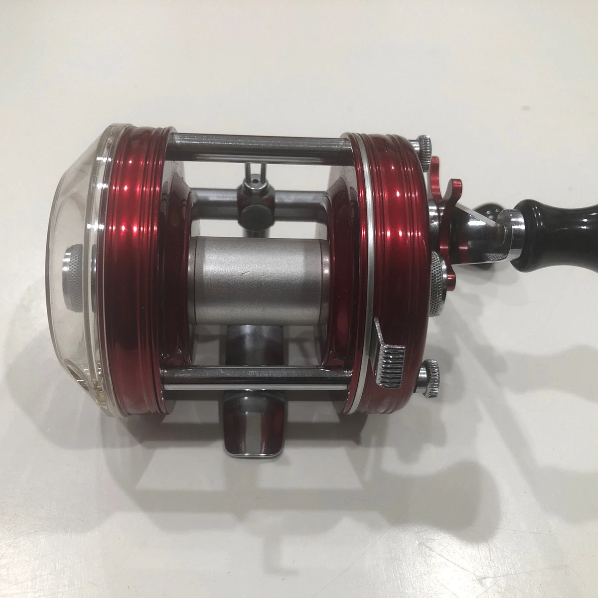 Abu Garcia “RED” AMBASSADEUR 5500?? Baitcasting Casting Reel-CLEAR COVER -AB7
