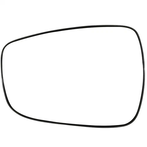 Chrome Flat Mirror Glass Left Fits 2011-16 HYUNDAI ELANTRA w/ Backing Plate