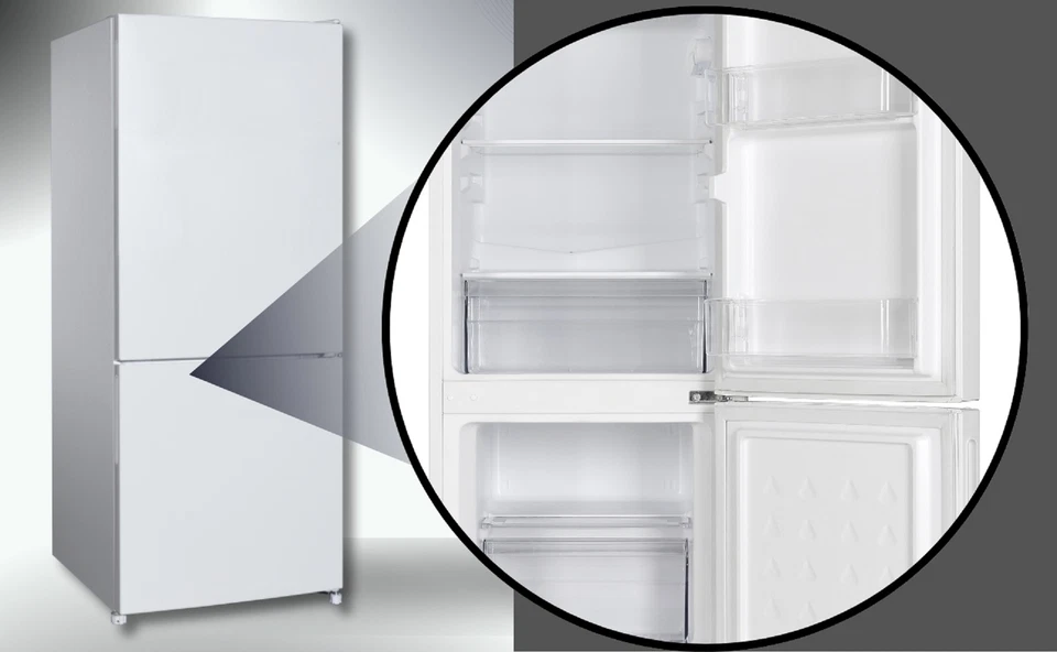 PKM KHKG117EW Kühlgefrierkombination 117 L – 39 dB, LED, Weiß - Bild 3 von 4