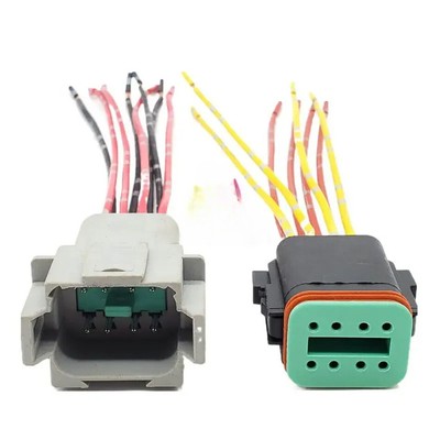 For Caterpillar E320CD E325CD Throttle Motor Plug Refueling Motor Plug 7-Wire