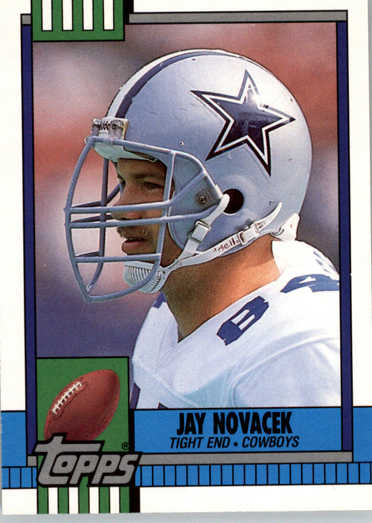 1990 Topps Traded Football #72T Jay Novacek - Dallas Cowboys