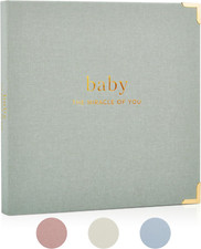 Keepsake Baby Memory Book for Boys and Girls   Timeless First 5 Year Baby Book  
