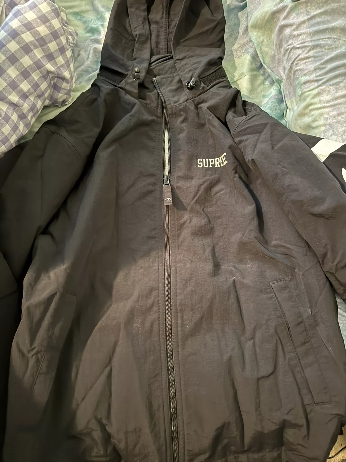 Veste Supreme X Champion noire