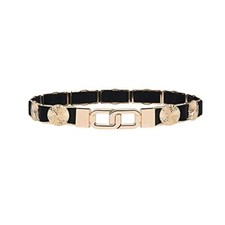 Women Dress Belts Elastic Stretch Waist Belts for women Dresses with Gold Buckle