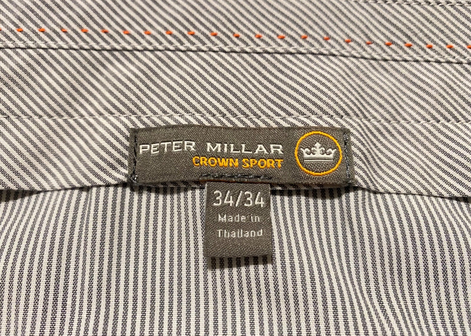 Peter Millar 👑 Crown Sport Solid Gray Flat Front… - image 2