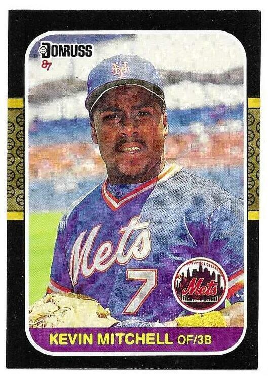 KEVIN MITCHELL 1987 DONRUSS ROOKIE CARD NEAR MINT CONDITION