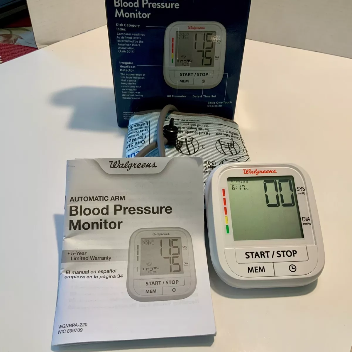 Walgreens Auto Arm Blood Pressure Monitor