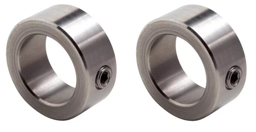 2X C-050-S Stainless Steel 1/2" ID 1" OD 7/16" Width Shaft Collar 1/4"-20 Set Sc