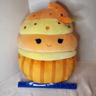 Squishmallows 14'' Keisha Carrot Cake Cupcake Plush